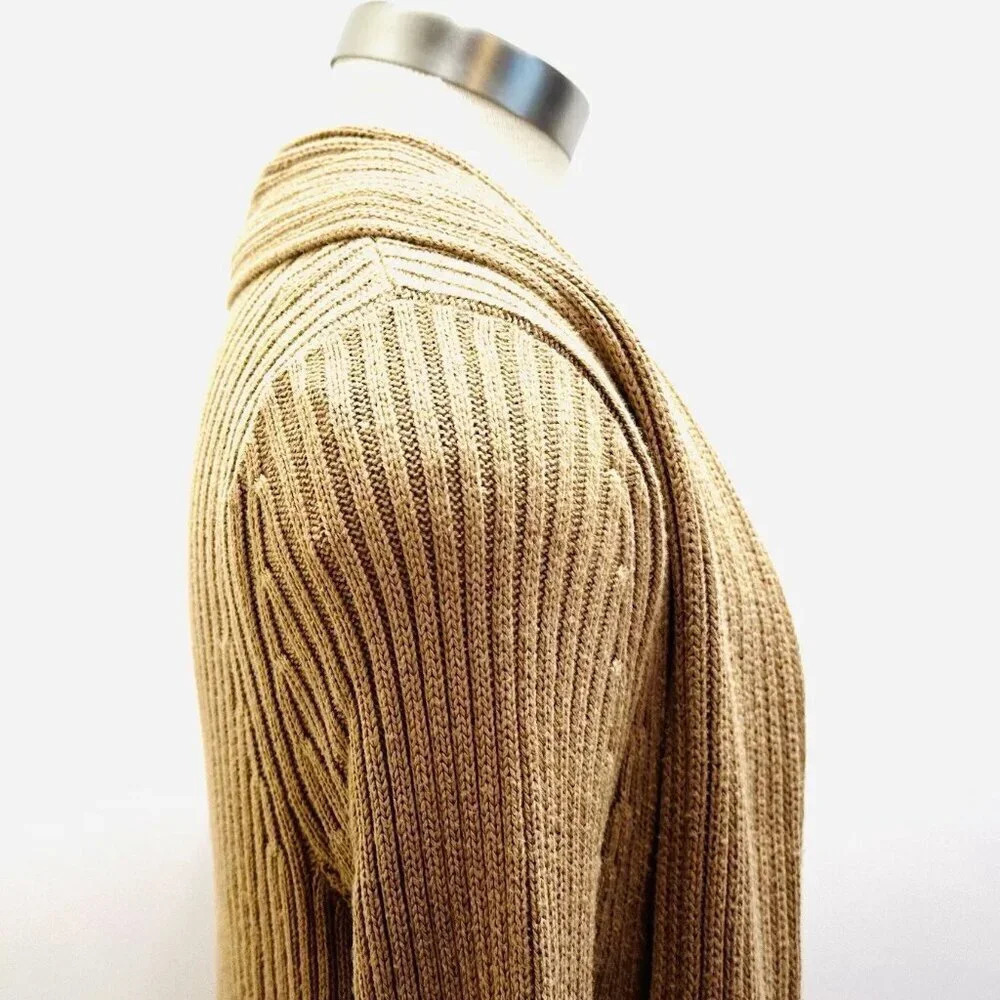 MERONA Women Long Sleeve Open Front Brown Casual Cardigan Sweater Size Small - Picture 7 of 15